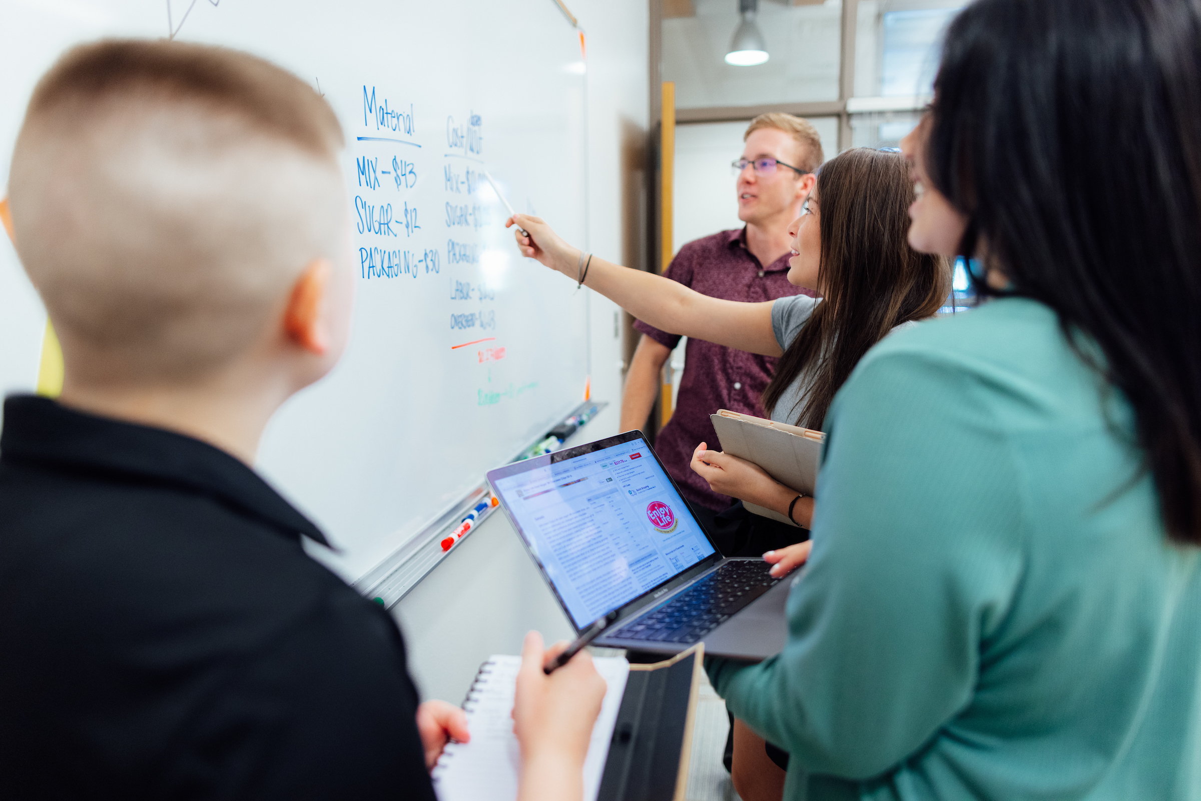 Students and Teachers engage in teaching and learning